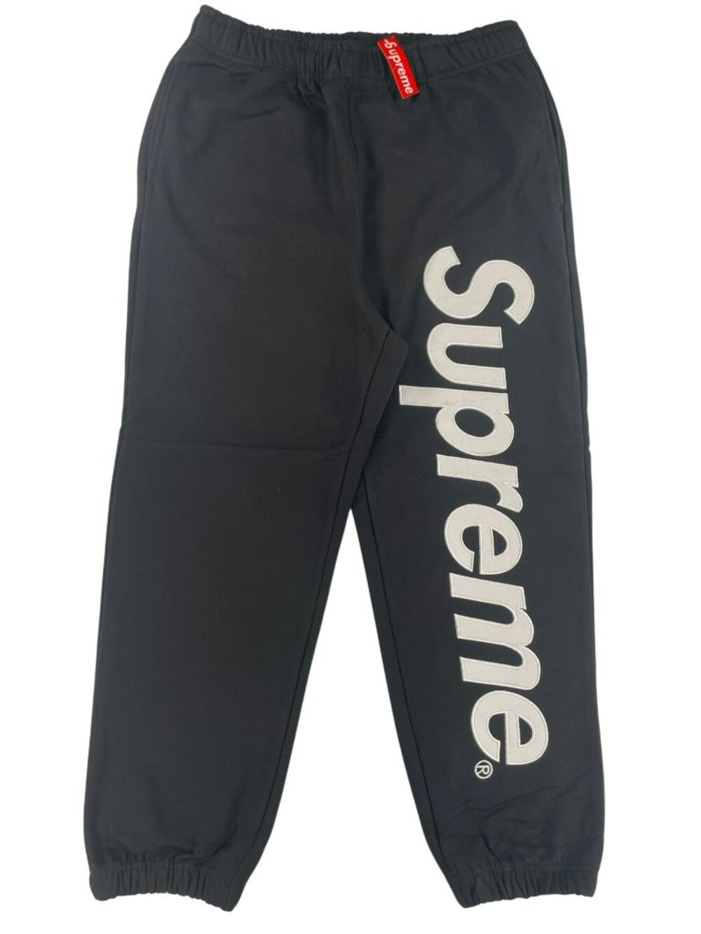 Supreme Sweatpants Streetwear Luxury Logo Elastic Waistband Men's Sz Medium NEW